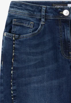 Jeans met gallonstrepen