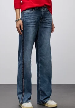 Jeans met gallonstrepen