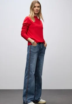 Jeans met gallonstrepen
