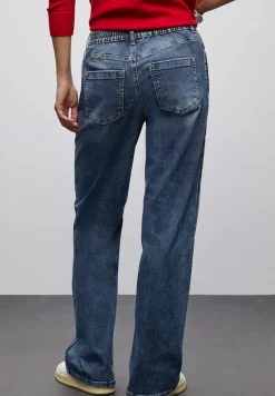 Jeans met gallonstrepen