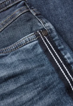 Jeans met gallonstrepen