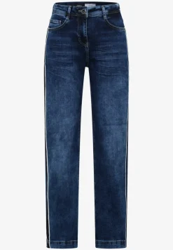 Jeans met gallonstrepen
