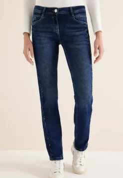 Jeans met gallonstrepen
