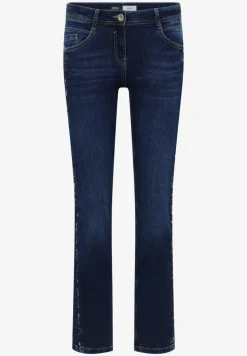 Jeans met gallonstrepen