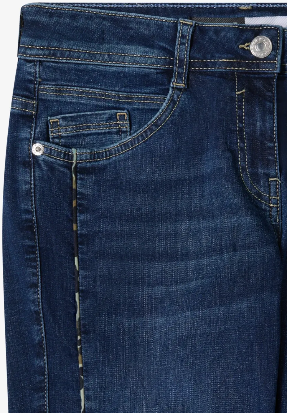 Jeans met gallonstrepen