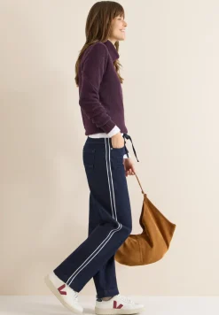 Jeans met gallonstrepen