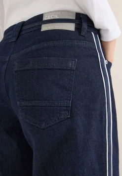 Jeans met gallonstrepen