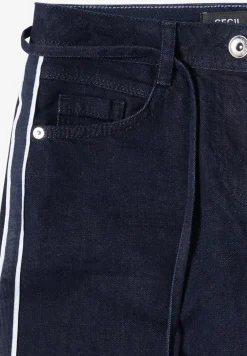 Jeans met gallonstrepen