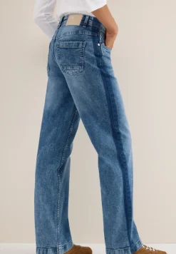 Jeans met gallonstrepen