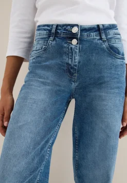 Jeans met gallonstrepen