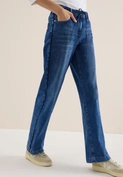 Jeans met gallonstrepen