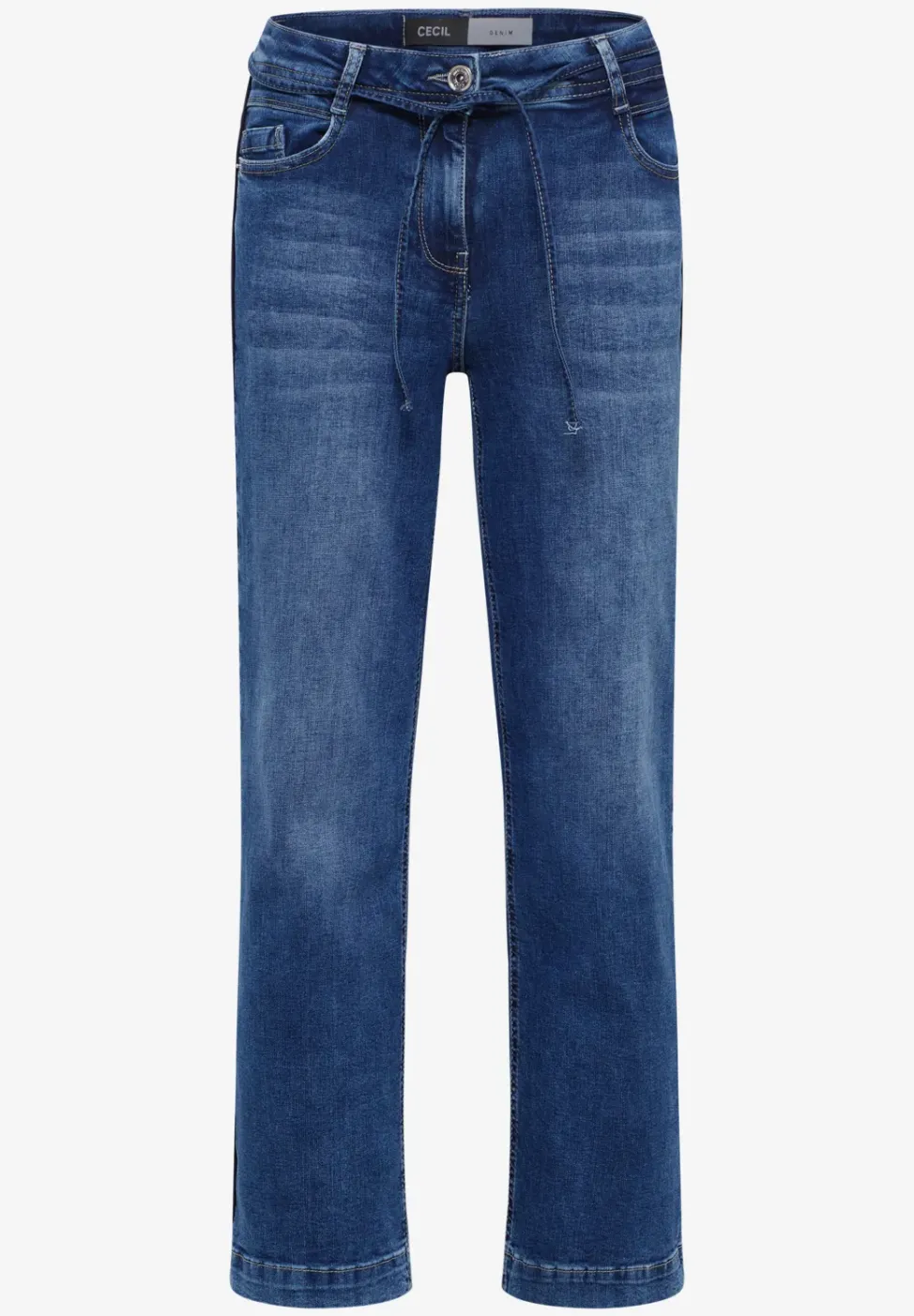 Jeans met gallonstrepen