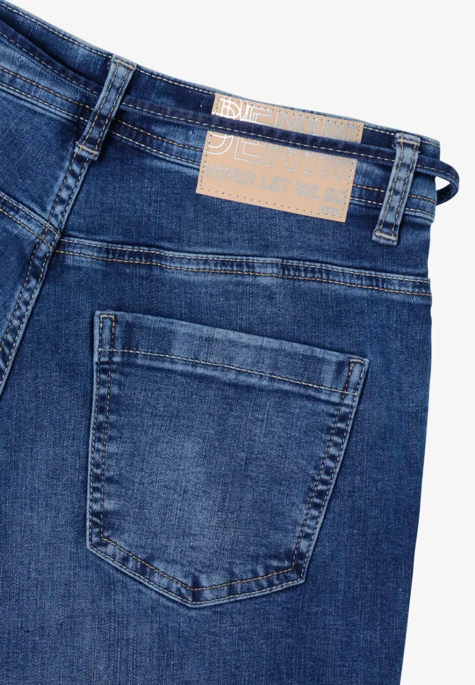 Jeans met gallonstrepen