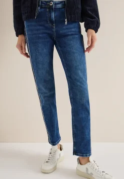 Jeans met gallonstrepen