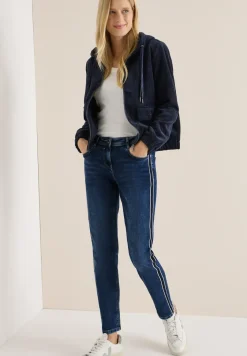 Jeans met gallonstrepen