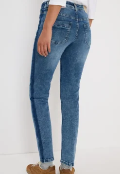 Jeans met galonstrepen