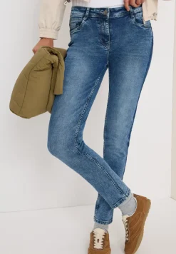 Jeans met galonstrepen