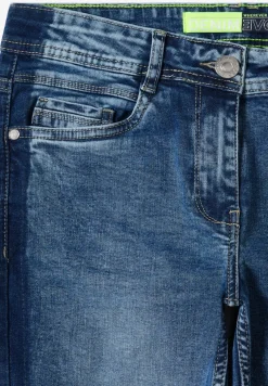 Jeans met galonstrepen