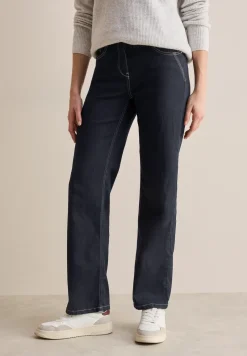 Jeans met gespoelde wassing