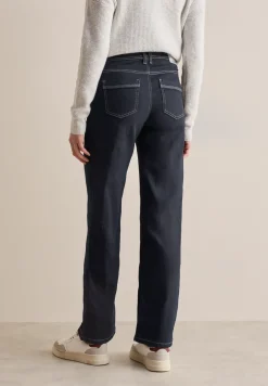 Jeans met gespoelde wassing