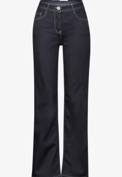 Jeans met gespoelde wassing