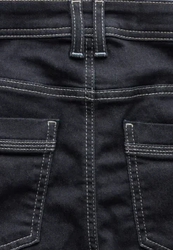 Jeans met gespoelde wassing