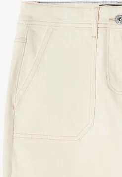 Jeans met opgezette zakken