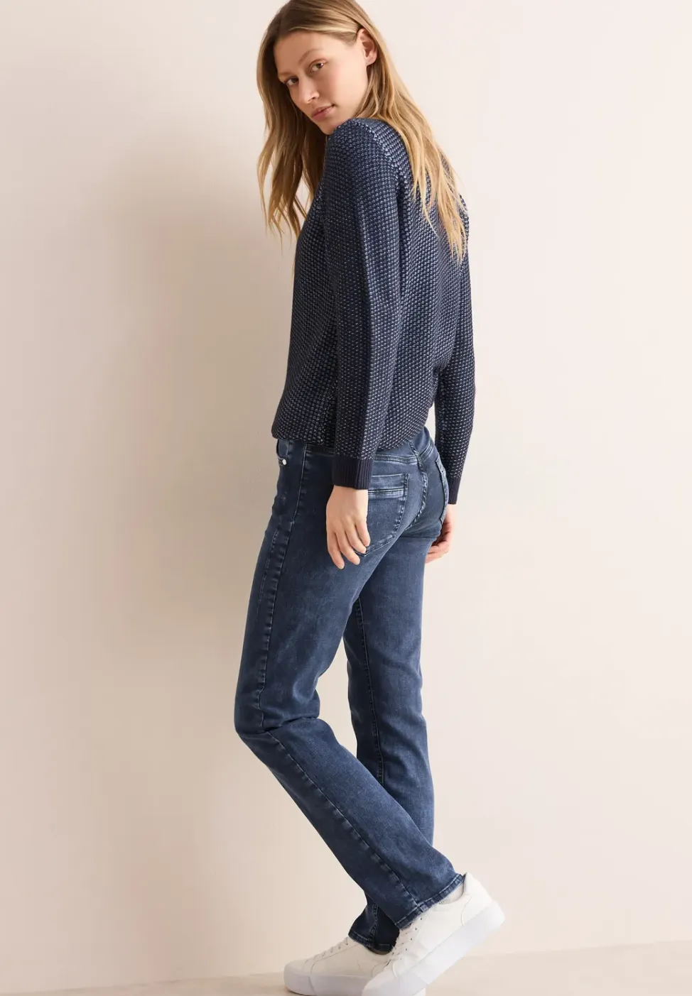 Jeans met rechte pijpen