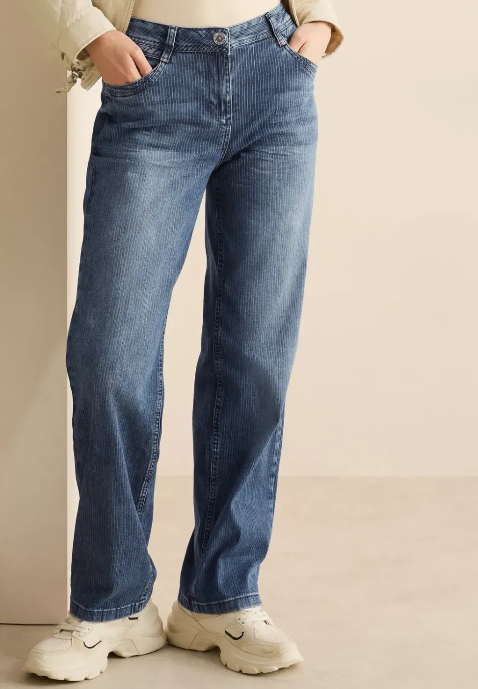Jeans met rechte pijpen