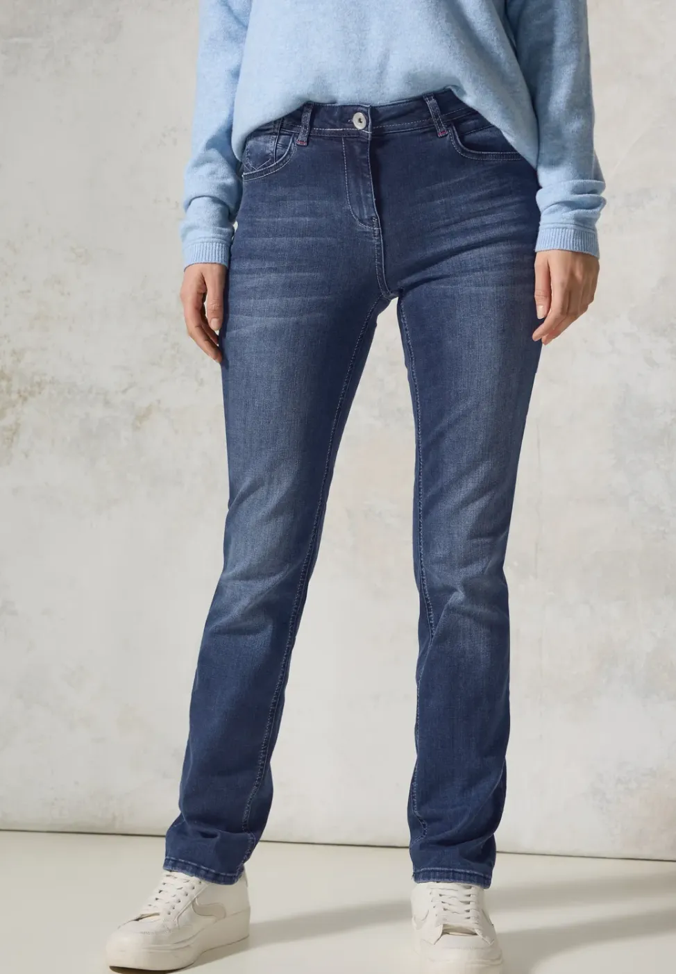 Jeans met rechte pijpen