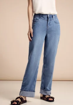 Jeans met rechte pijpen