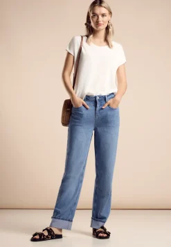 Jeans met rechte pijpen