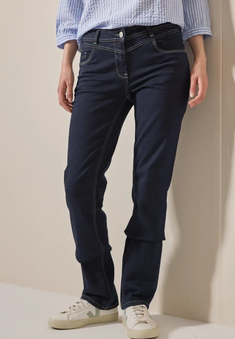 Jeans met rechte pijpen