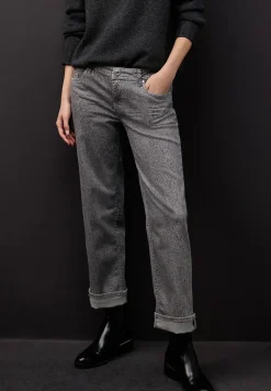 Jeans met slangenprint