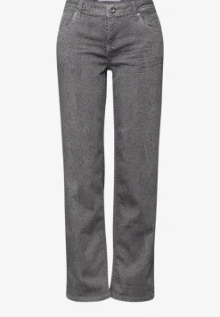 Jeans met slangenprint