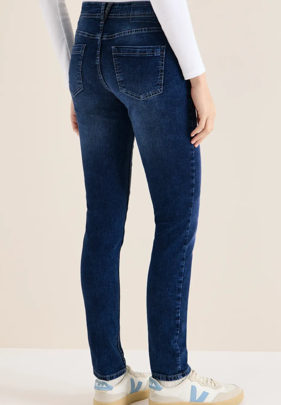 Jeans met slanke pijpen