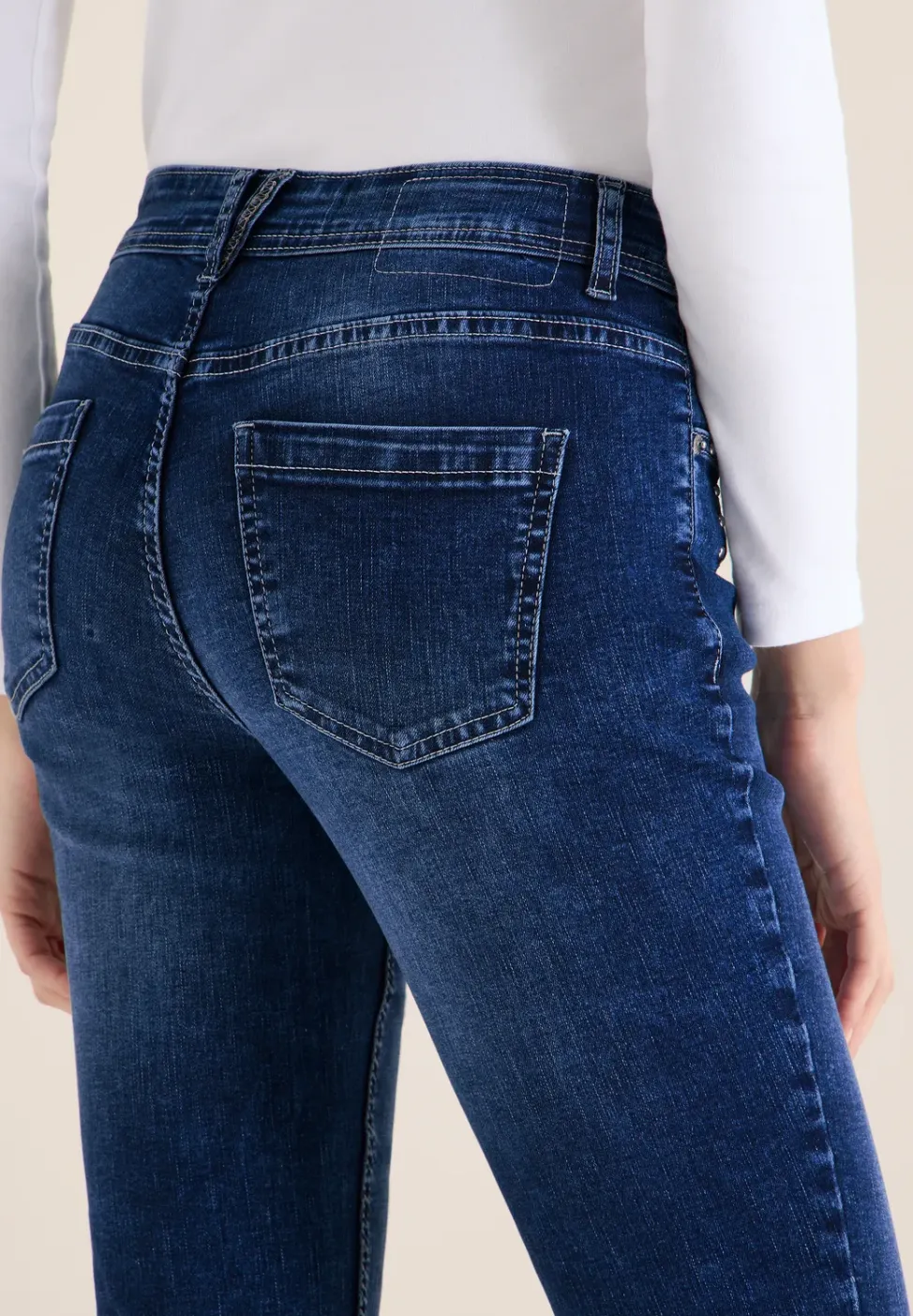 Jeans met slanke pijpen