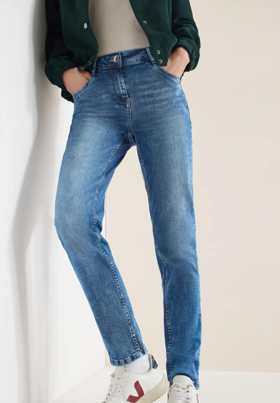Jeans met smalle pijpen