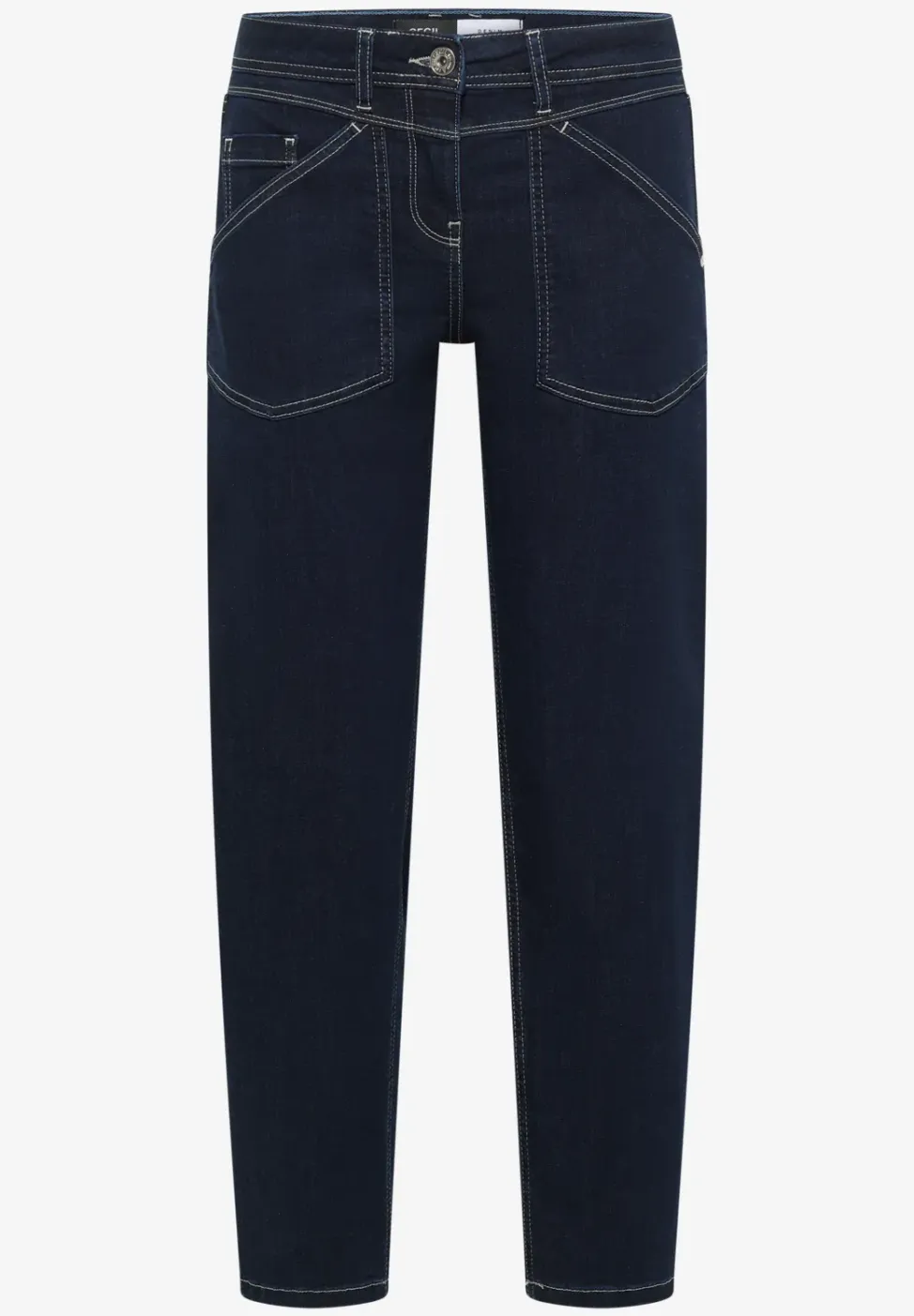 Jeans met taps toelopende pijpen