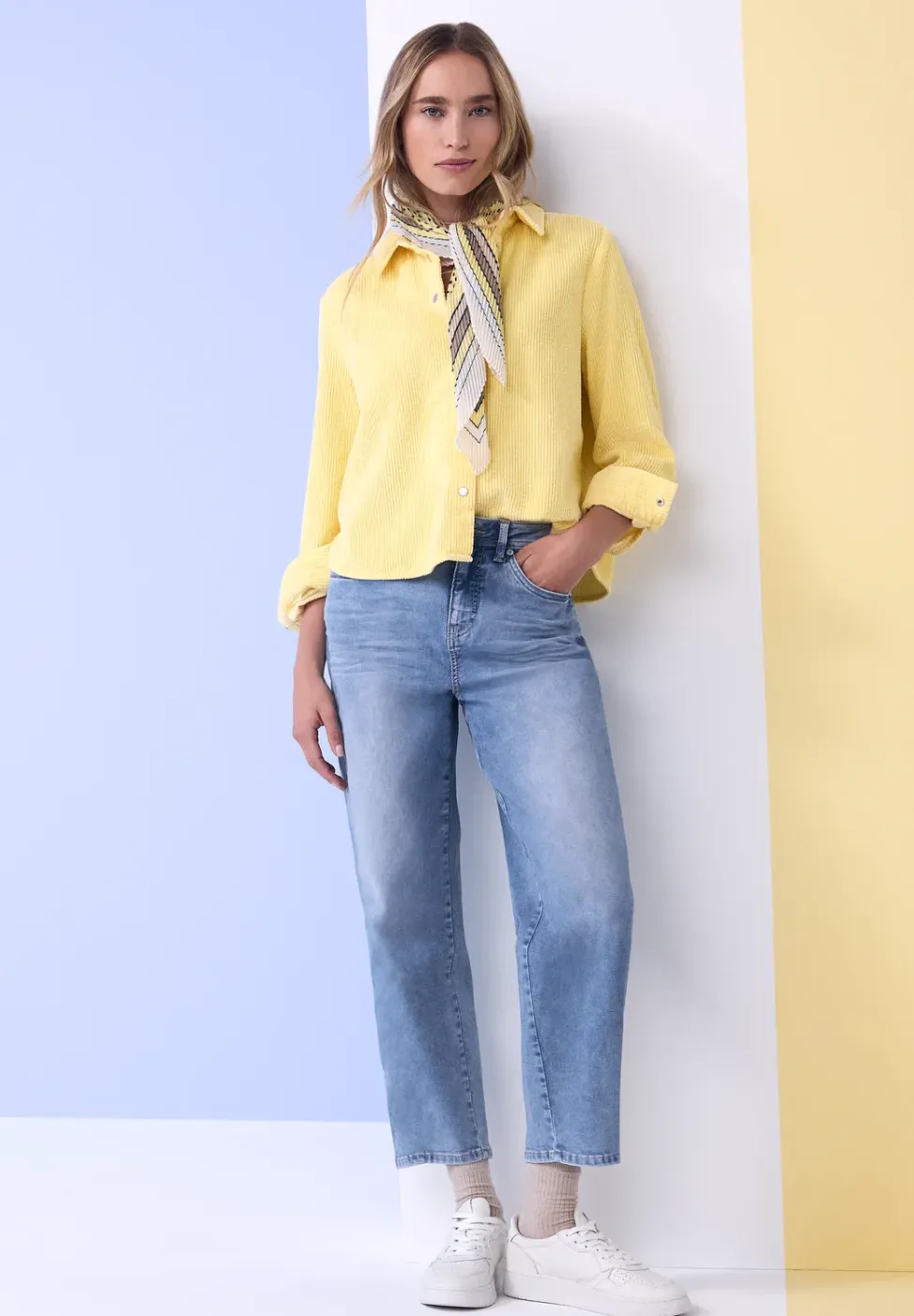 Jeans met taps toelopende pijpen