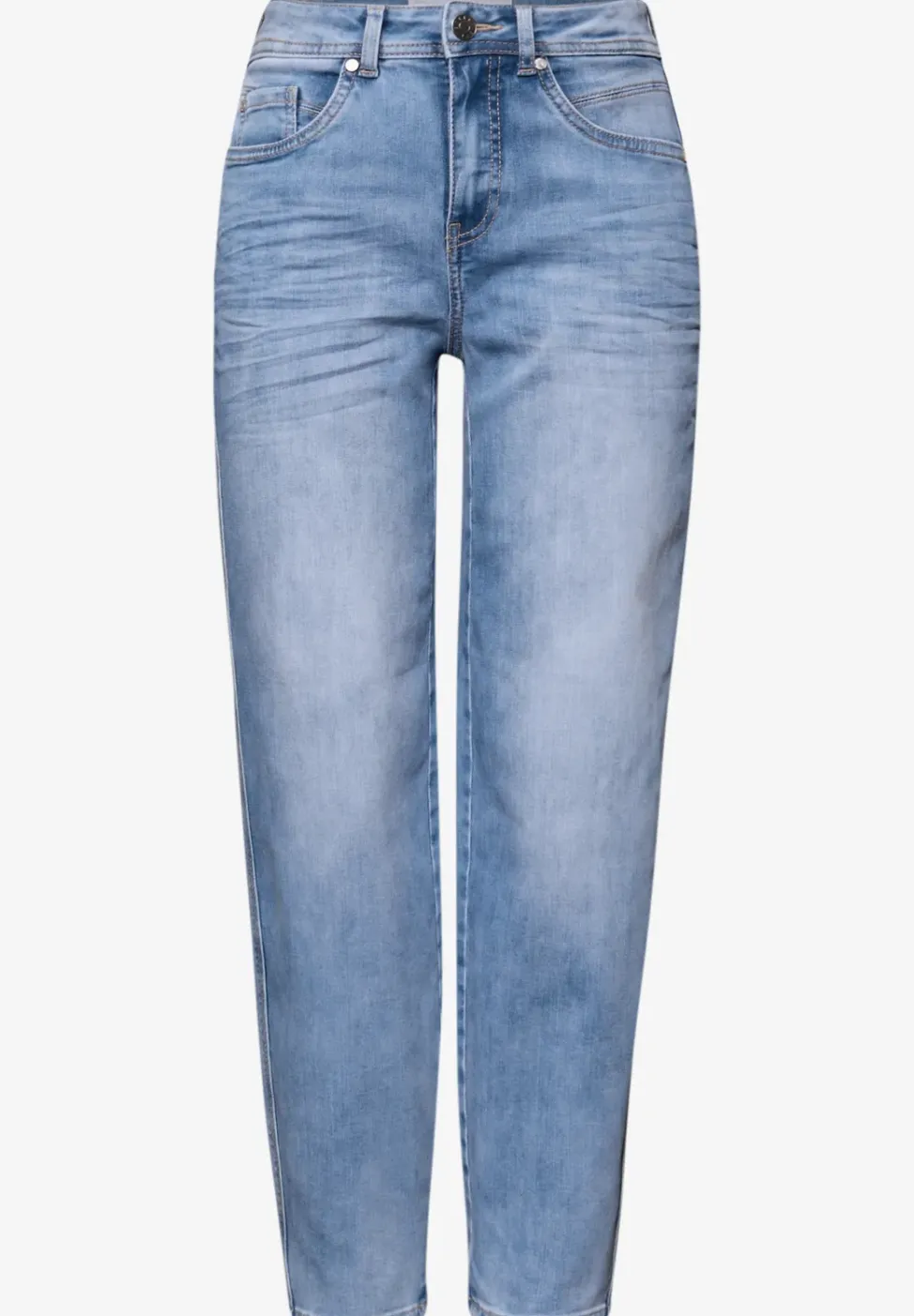 Jeans met taps toelopende pijpen
