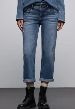 Jeans met verwoeste look
