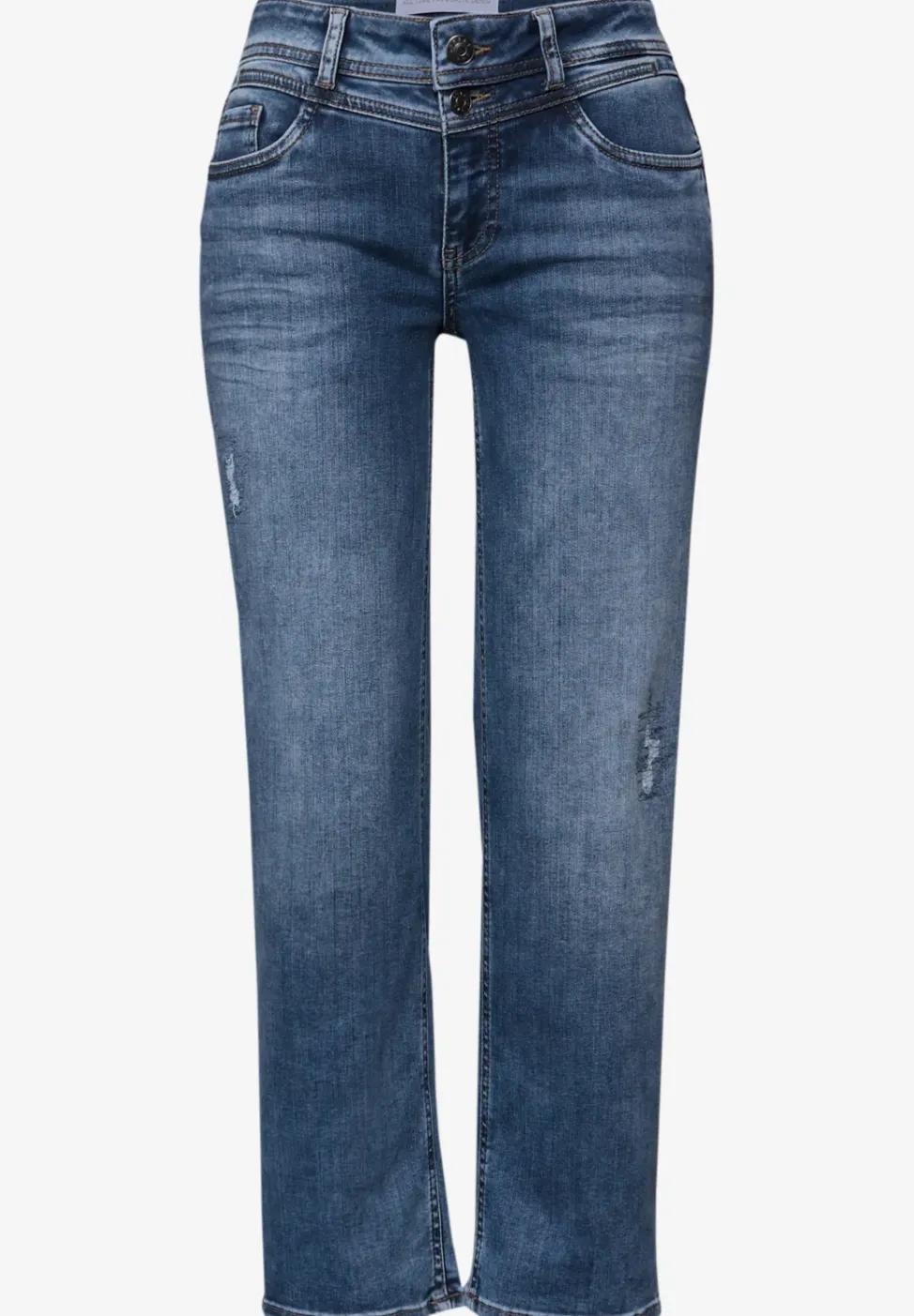 Jeans met verwoeste look