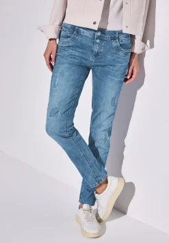 Jeans met verwoeste look