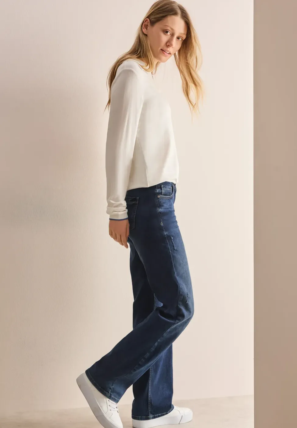 Jeans met wijde pijpen