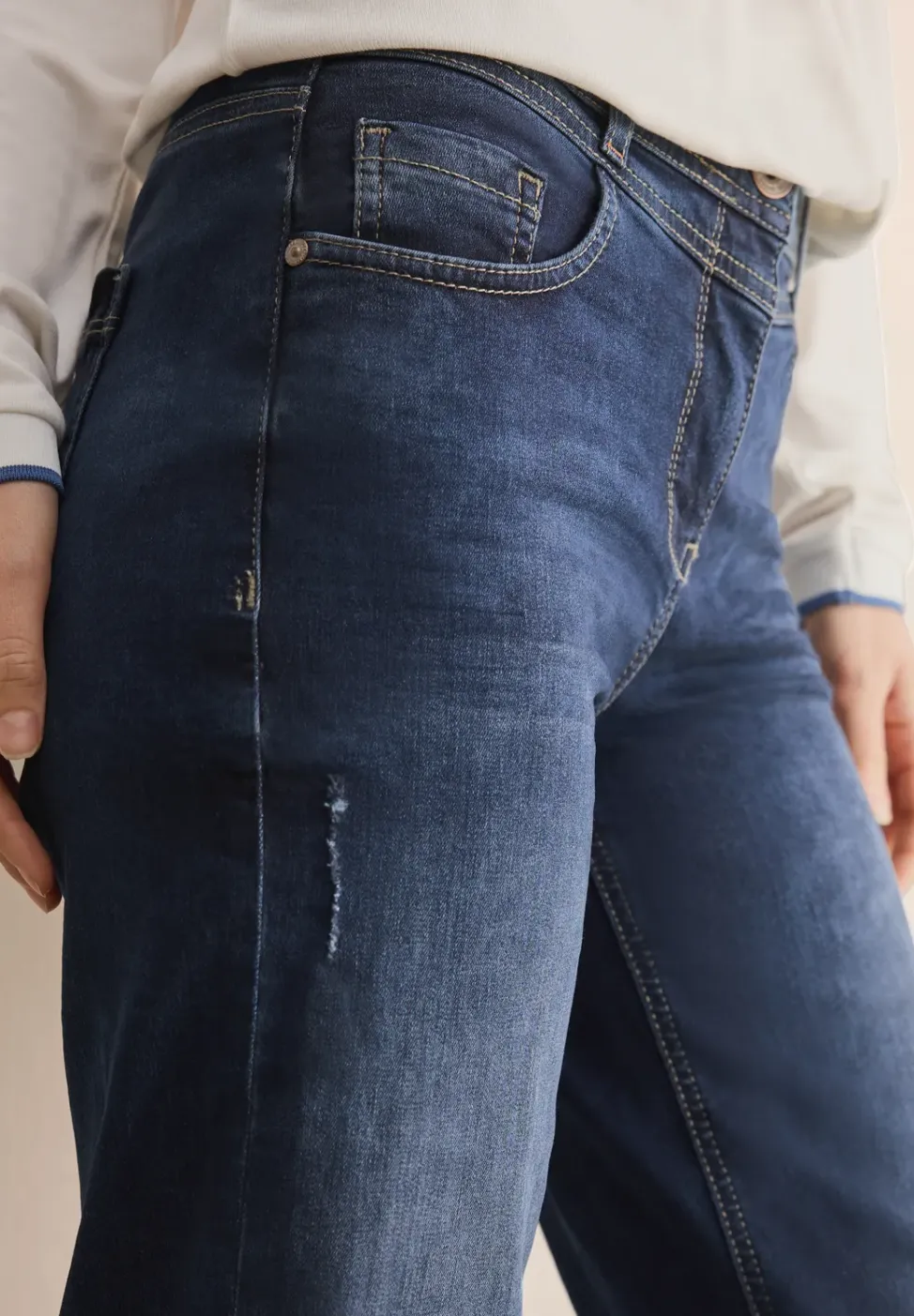 Jeans met wijde pijpen
