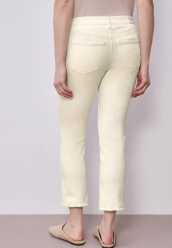 Jeans met zoom met franjes