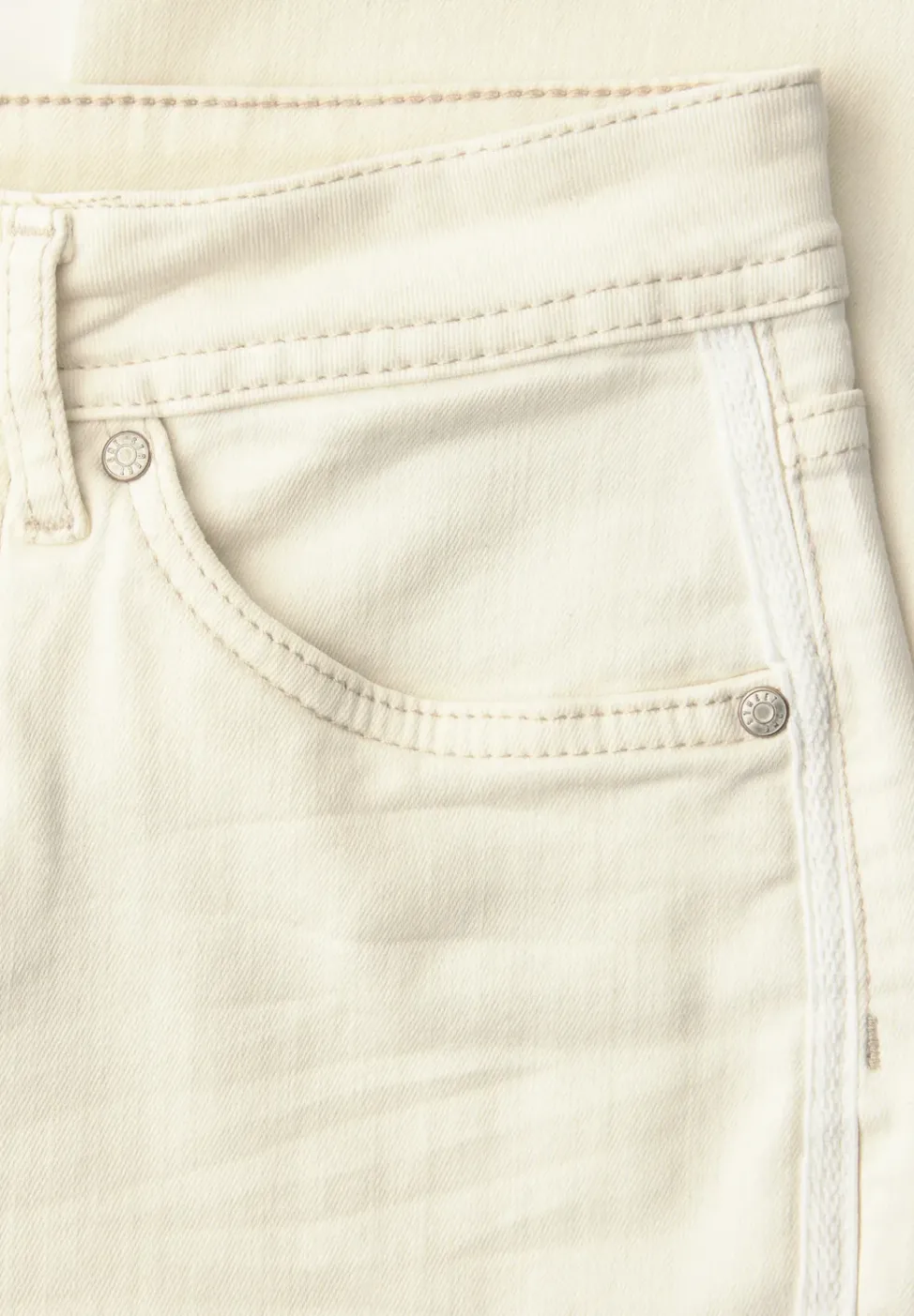 Jeans met zoom met franjes