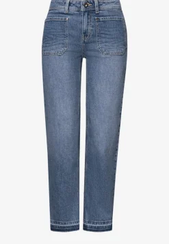 Jeans met zoomdetail