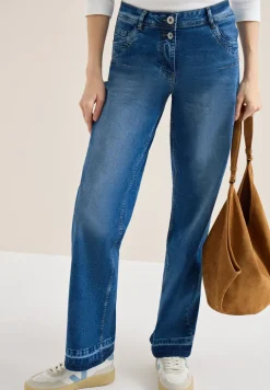 Jeans met zoomdetail